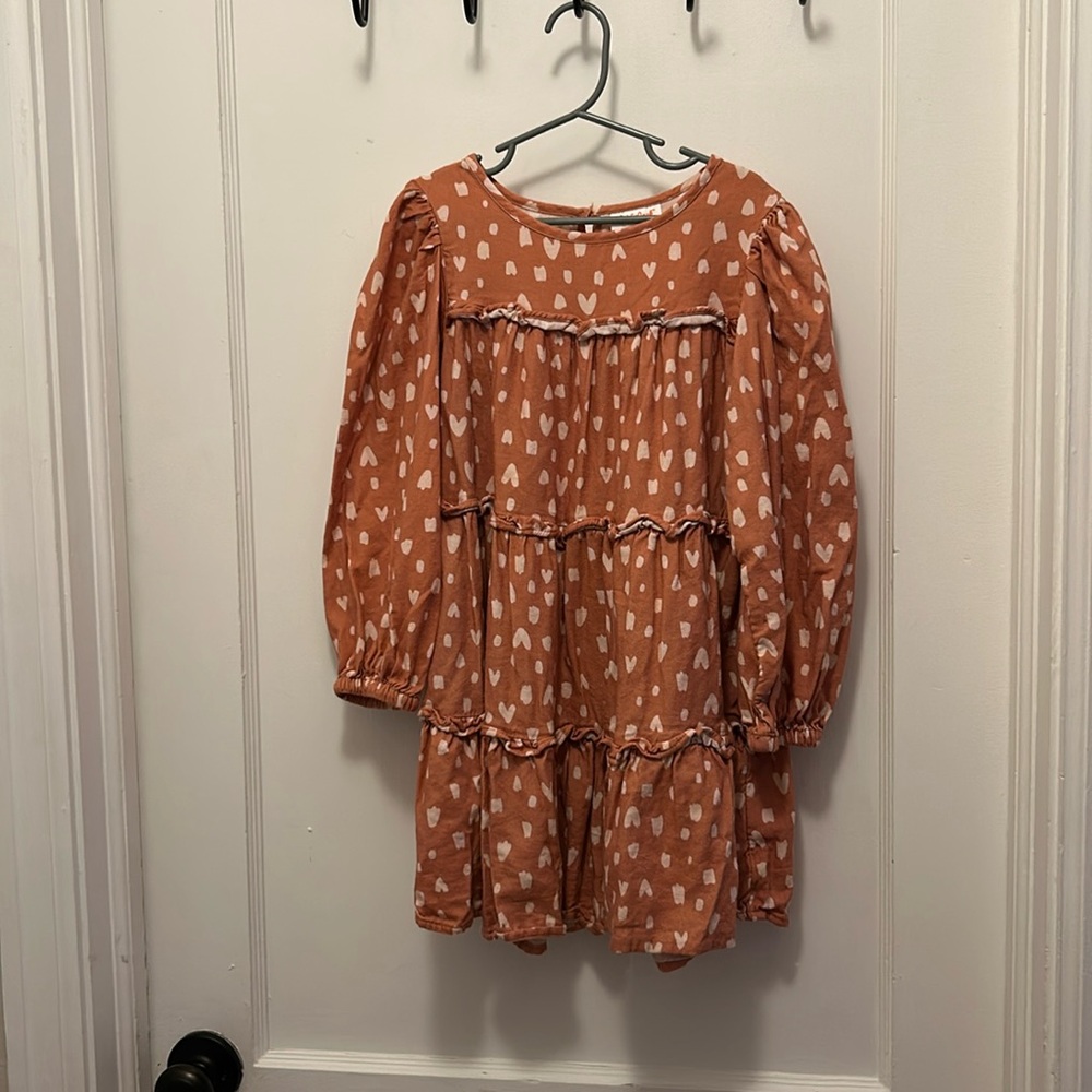 Cat&Jack Pink Heart Girls Size 6 Dress